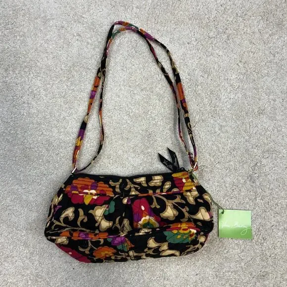 NWT Vera Bradley Frannie Suzani Quilted Zip Top Shoulder Crossbody Bag Retired - Picture 2 of 6
